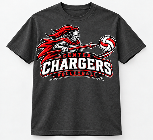 Chargers Volleyball • Short Sleeve Tee