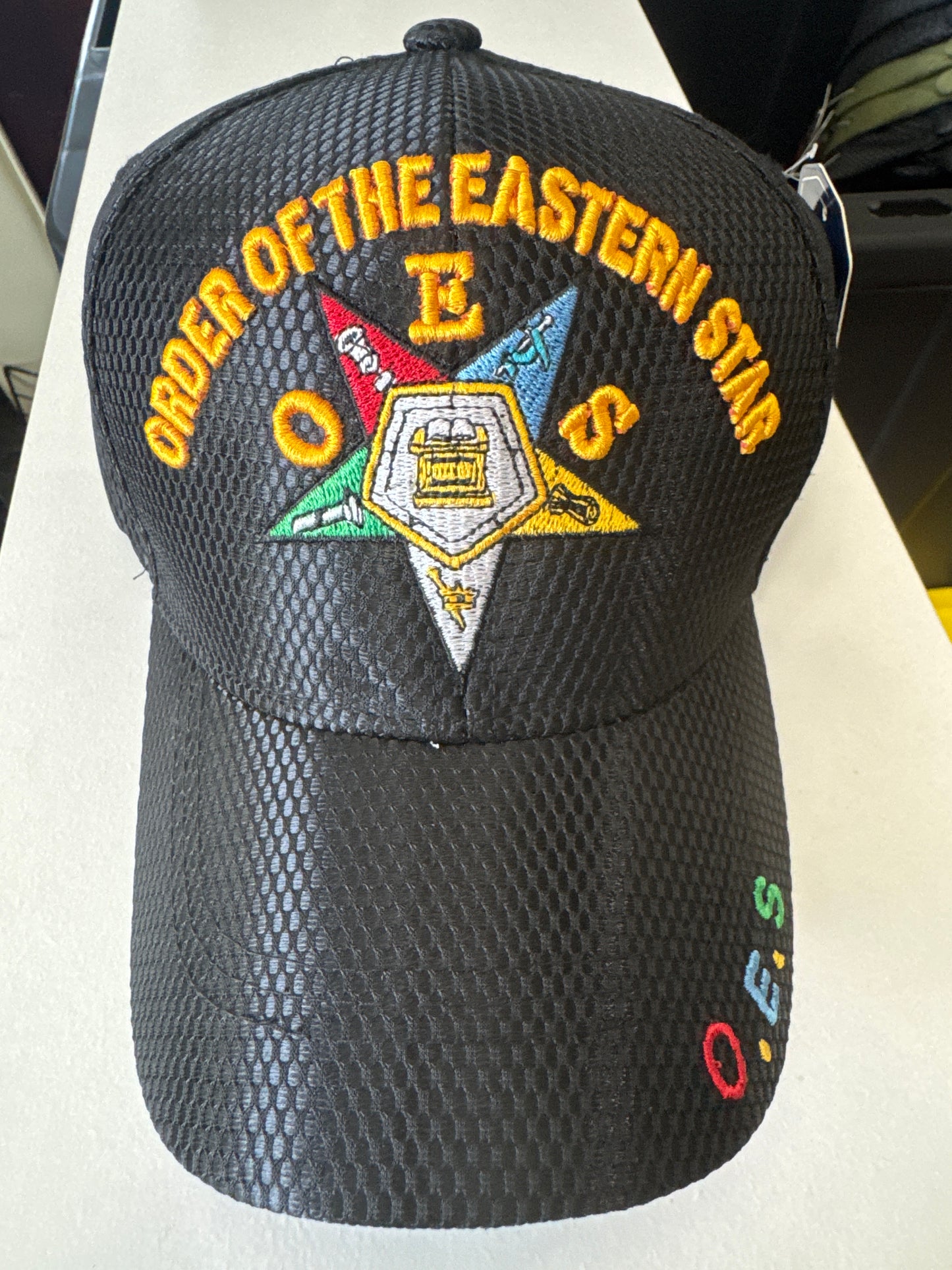 Cap • OES - Black Shiny Mesh