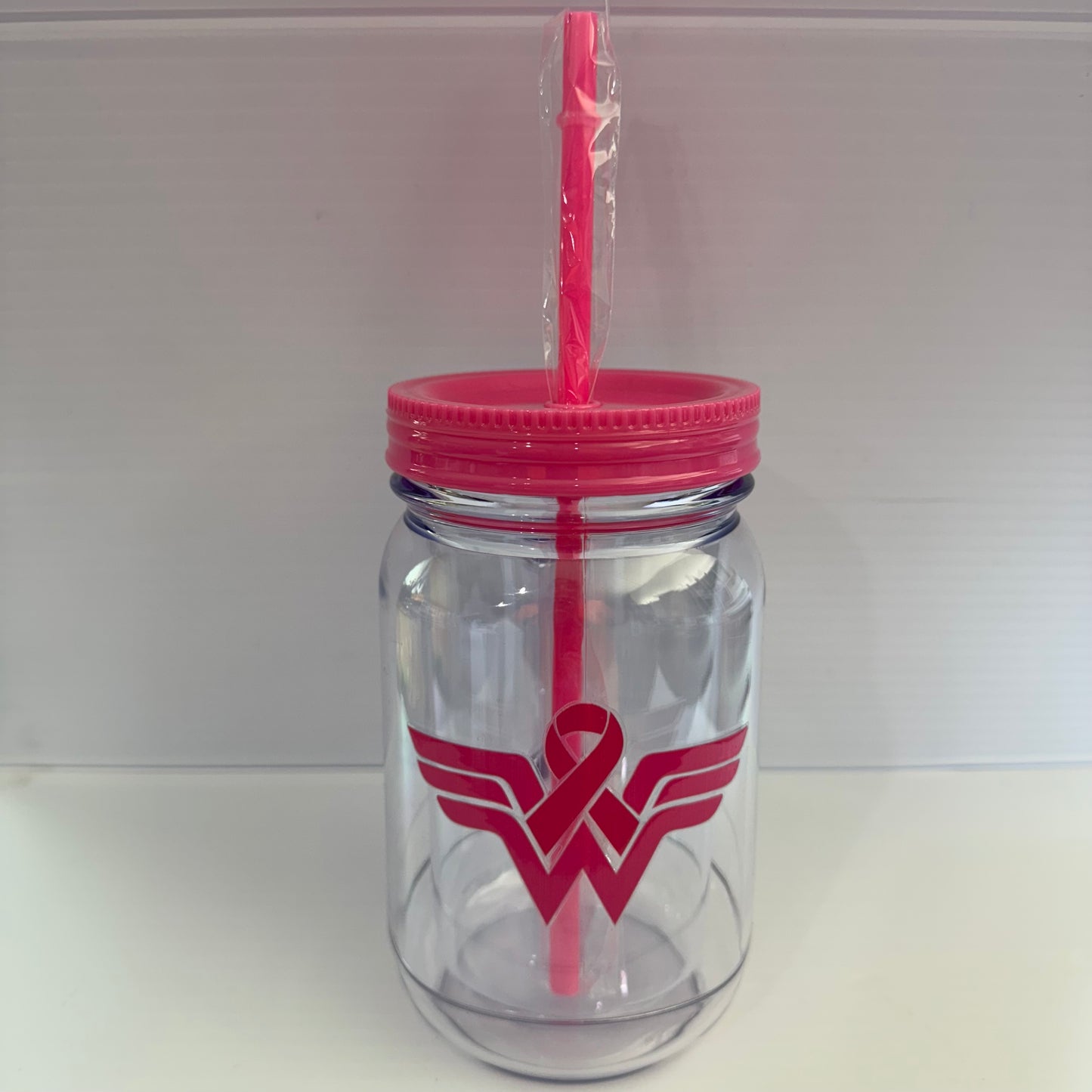 20oz • Plastic Mason Jar