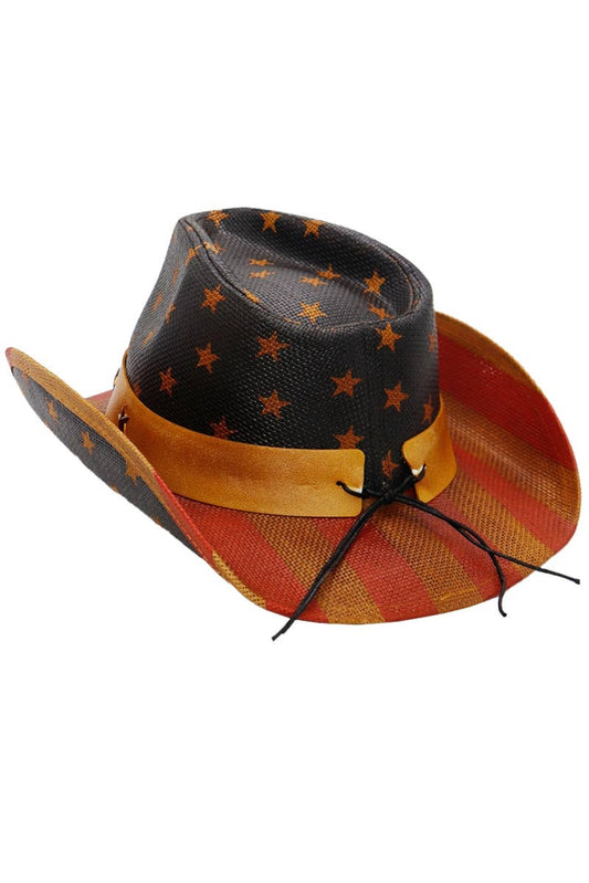 Cowboy Hat • (Red) Stars & Stripes