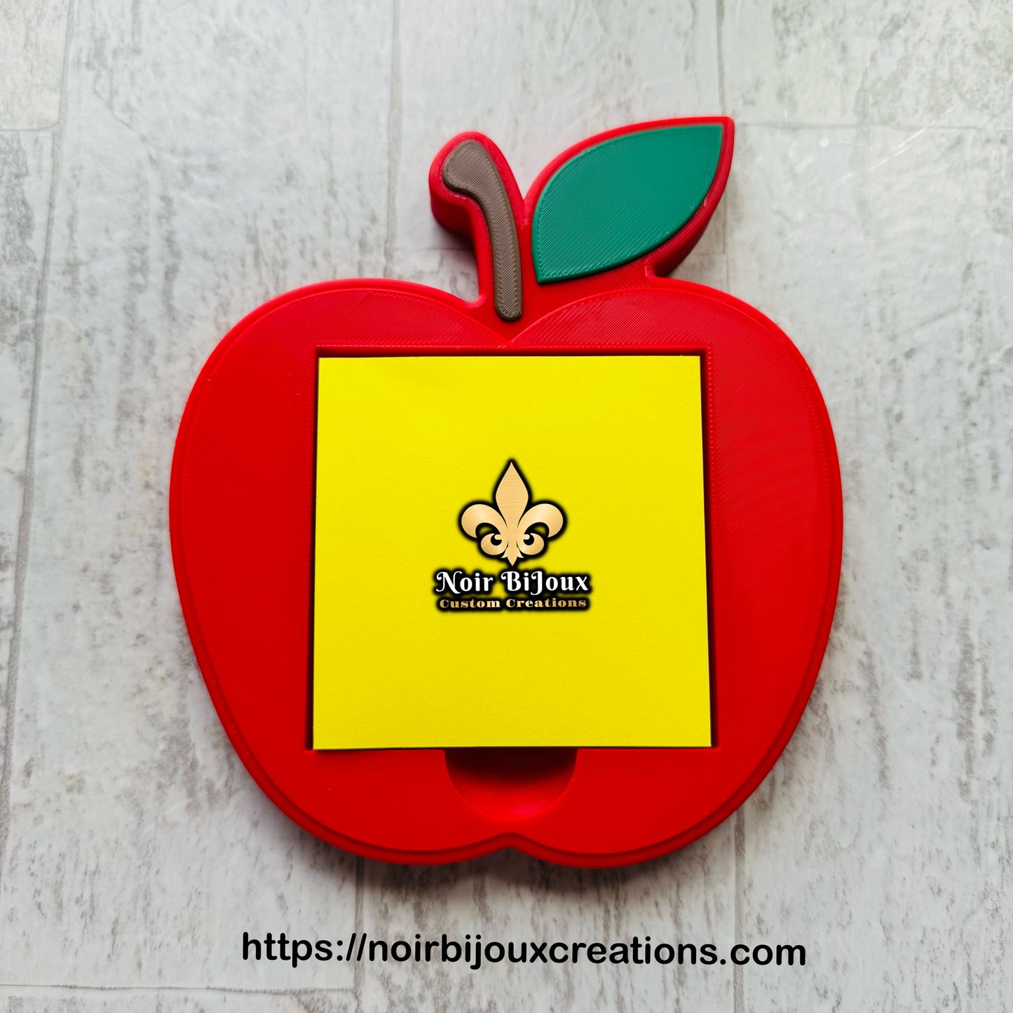 3D Note Holder • Apple