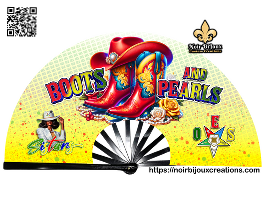 13” Fan • OES|DOI • Boots&Pearls