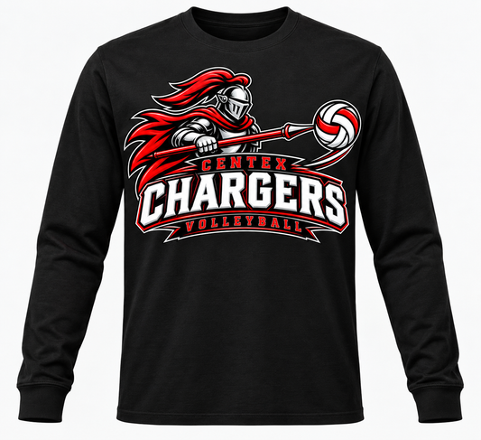 Chargers Volleyball • Long Sleeve Tee