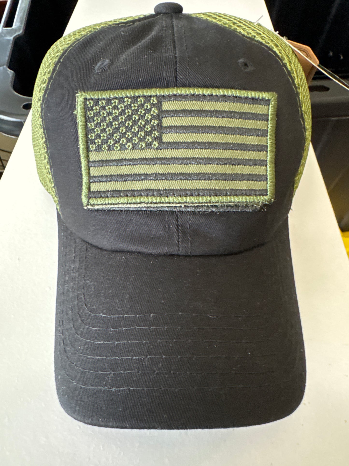 Cap • US Flag - Removable Patch - Olive