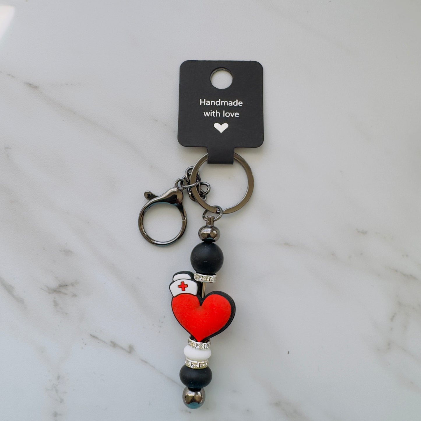 HM Keychain • Nurse Heart