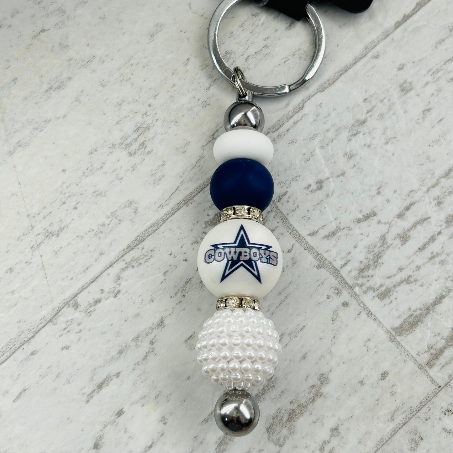 Beaded Keychain • Dallas