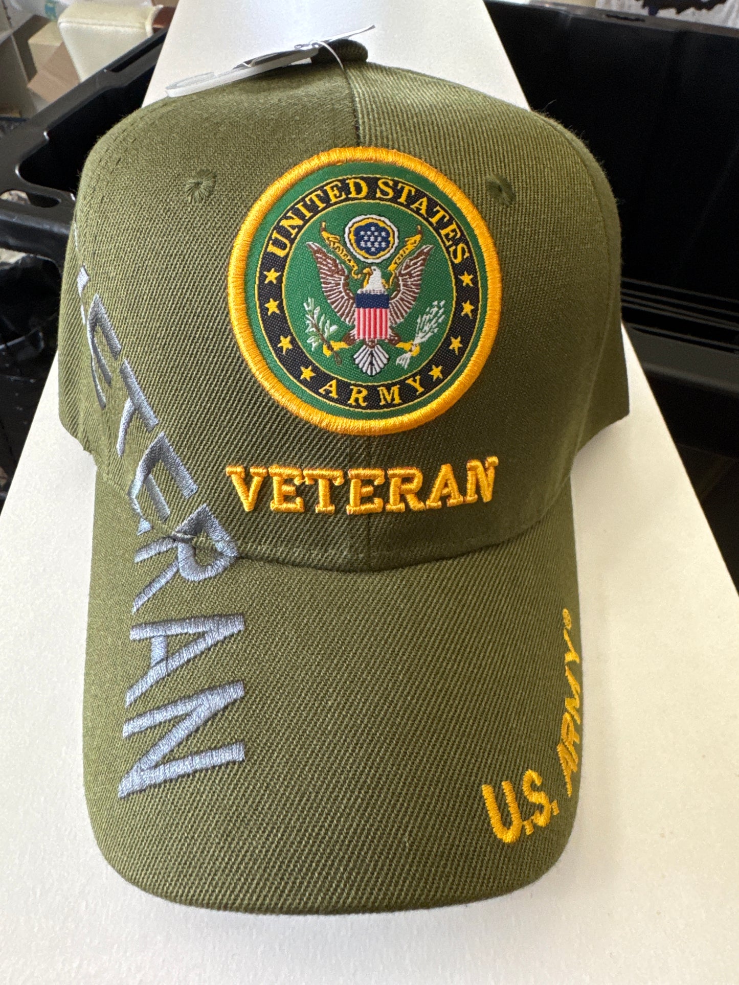 Cap • Olive - US Army Veteran Seal