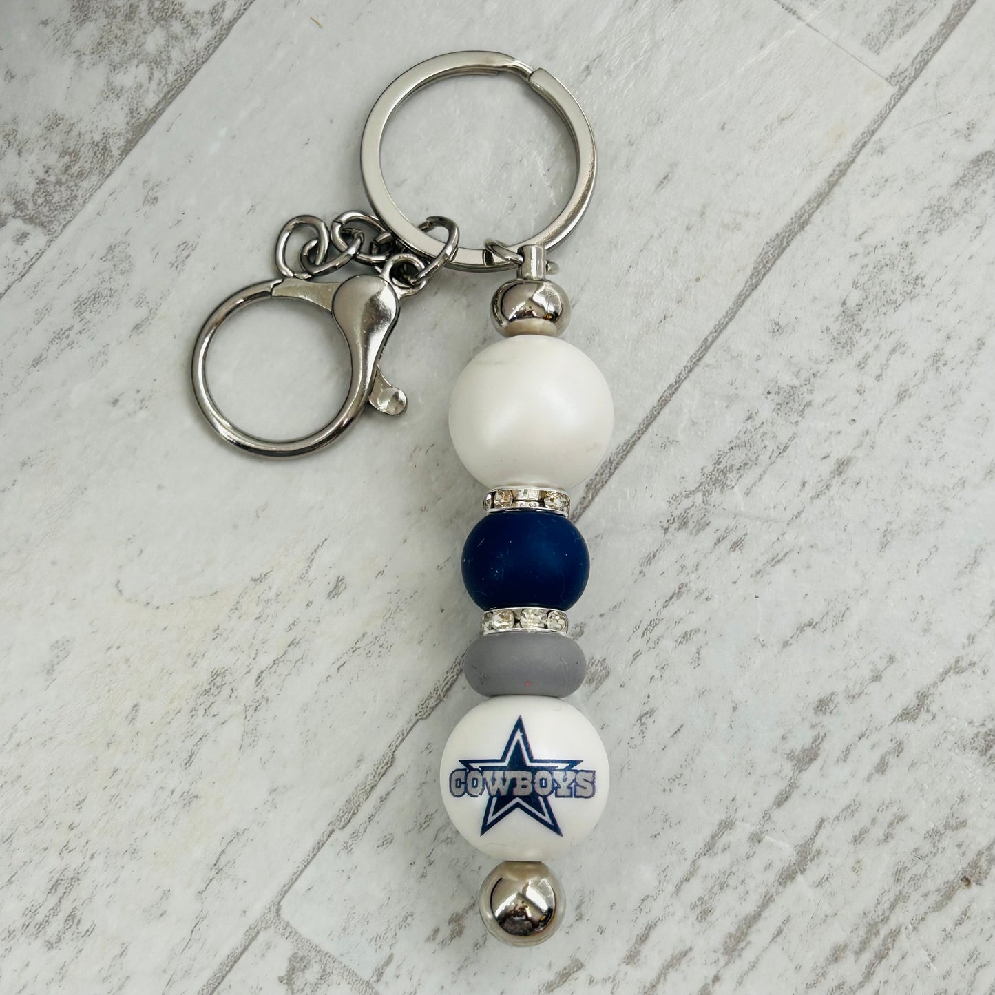 Beaded Keychain • Dallas