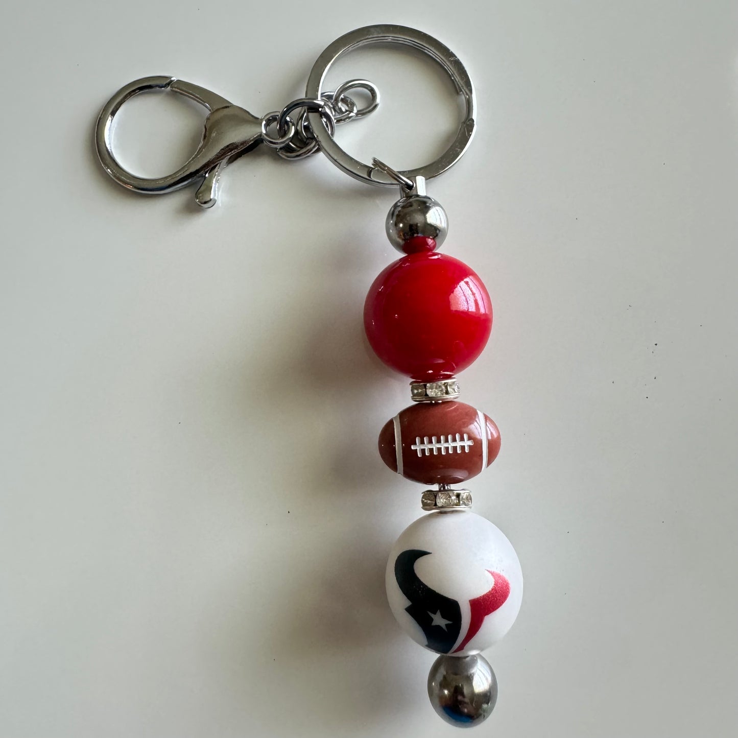 Beaded Keychain • Houston