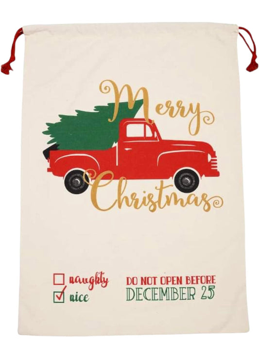 {Gift Sack} Red Truck