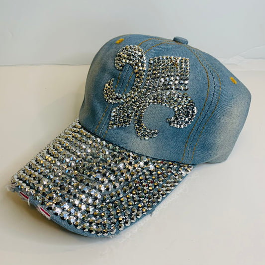 Cap✨Fleur De Lis (Bling)