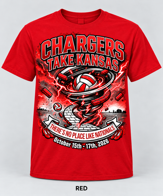 Chargers Take Kansas • Short Sleeve Tee