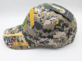 Cap • Army Veteran • Digital • Flag V Brim