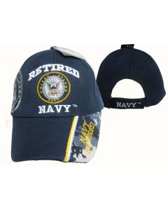 Cap • Navy Retired • Digital Brim