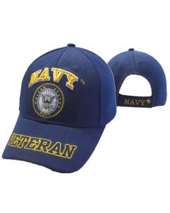 Cap • Navy • Veteran Brim