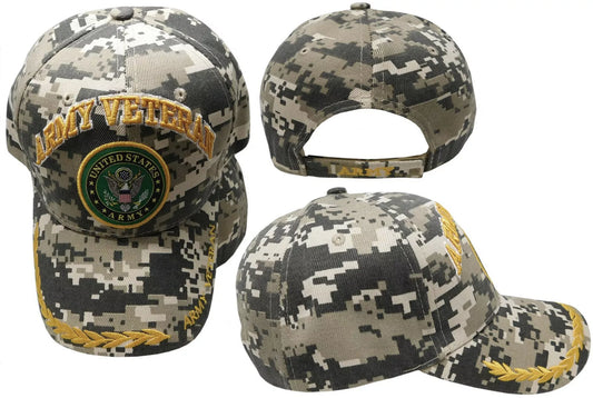 Cap • Army Veteran • Digital • Leaf Brim
