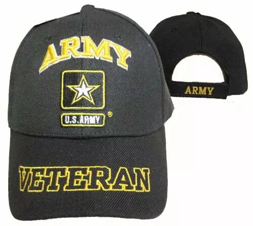 Cap • Army Veteran Star • Veteran Brim