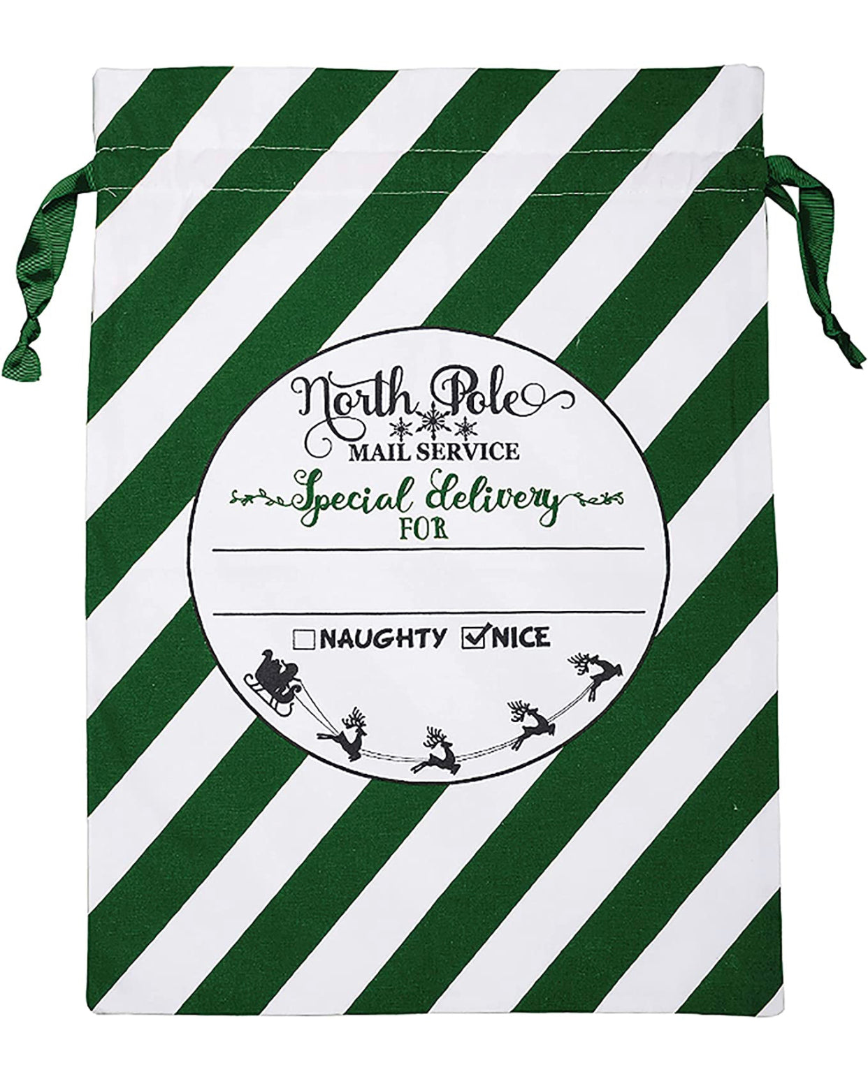 {Gift Sack} Candy Cane