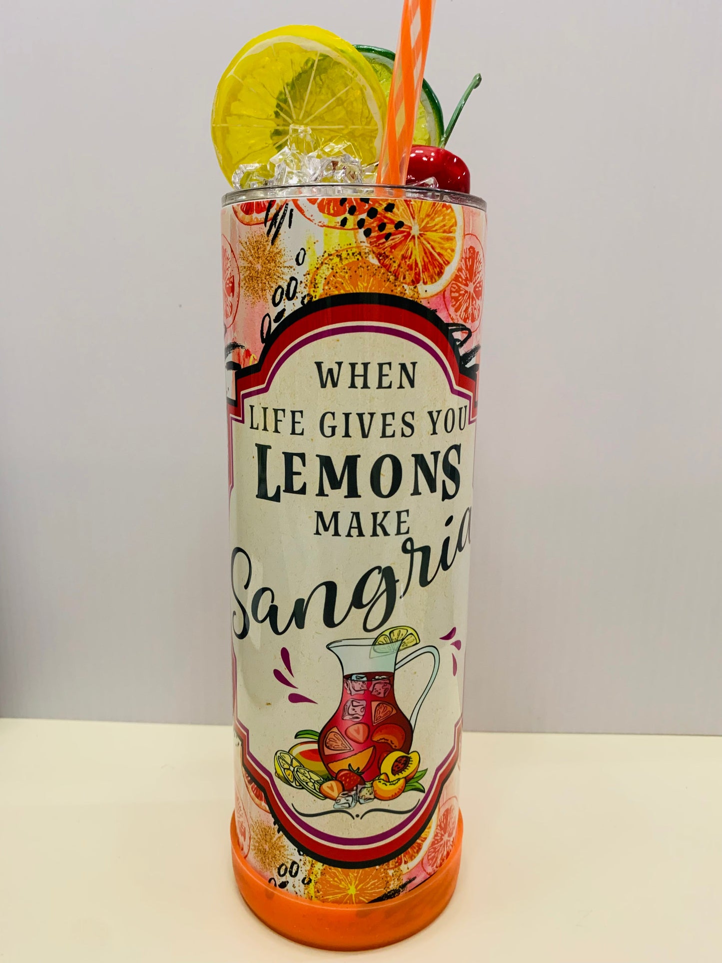 {20oz} Sangria • Ice Topper