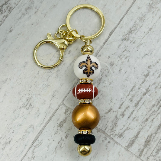 Beaded Keychain • NOLA