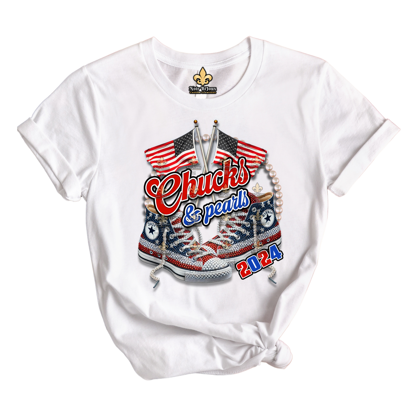 Chucks & Pearls • US Flag