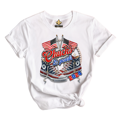 Chucks & Pearls • US Flag