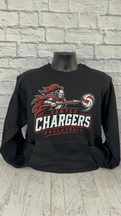 Chargers Volleyball • Pocket Sweatshirt