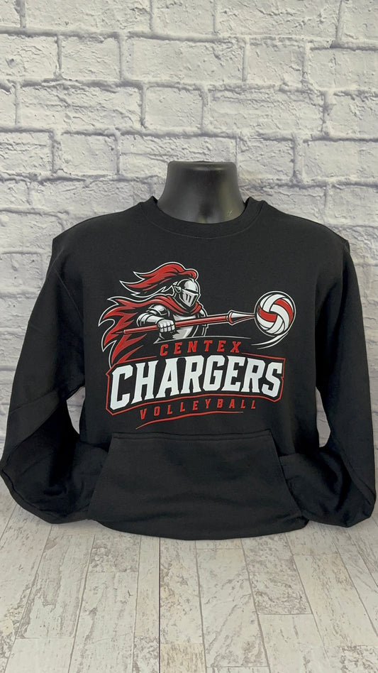 Chargers Volleyball • Pocket Sweatshirt