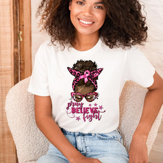 {Breast Cancer} PBF Curly Bun