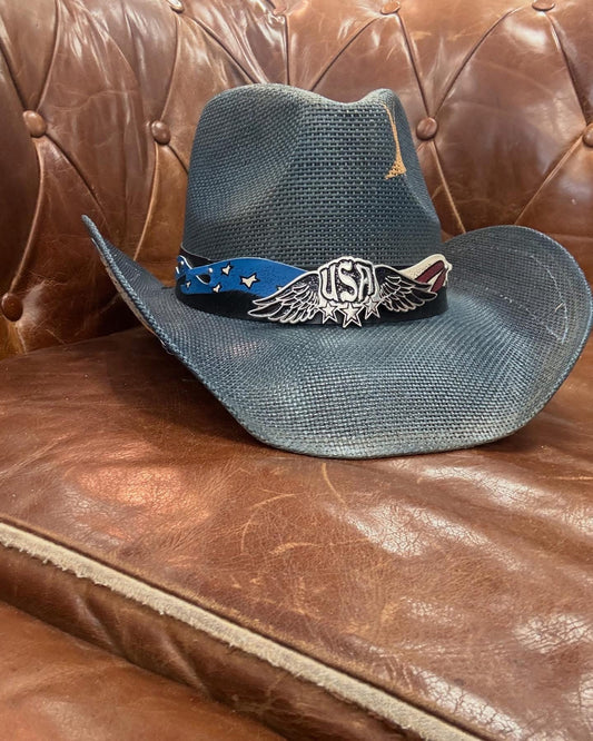 Cowboy Hat • (Denim) USA Star