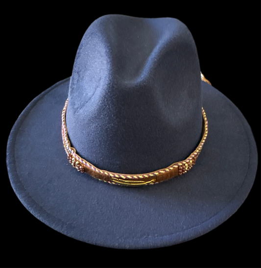 Cowboy Hat • Western Fedora (Navy)