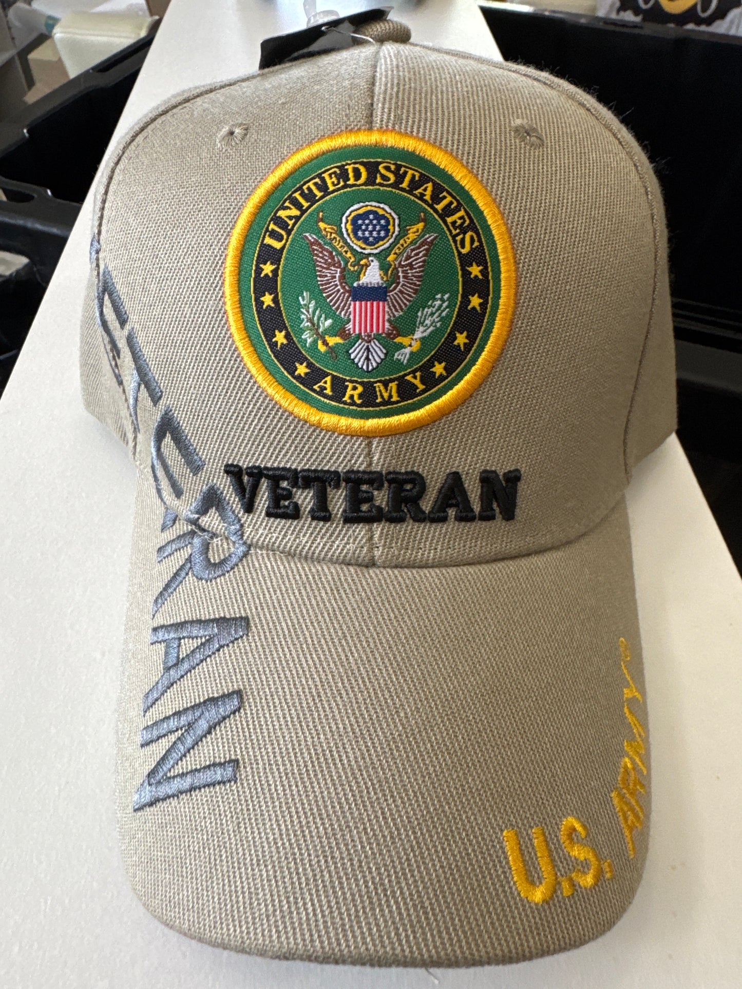 Cap • Olive  Drab - US Army Veteran Seal