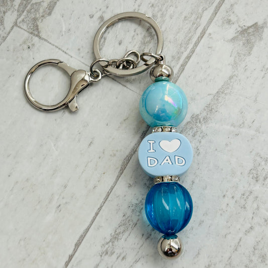 Beaded Keychain • I Love Dad