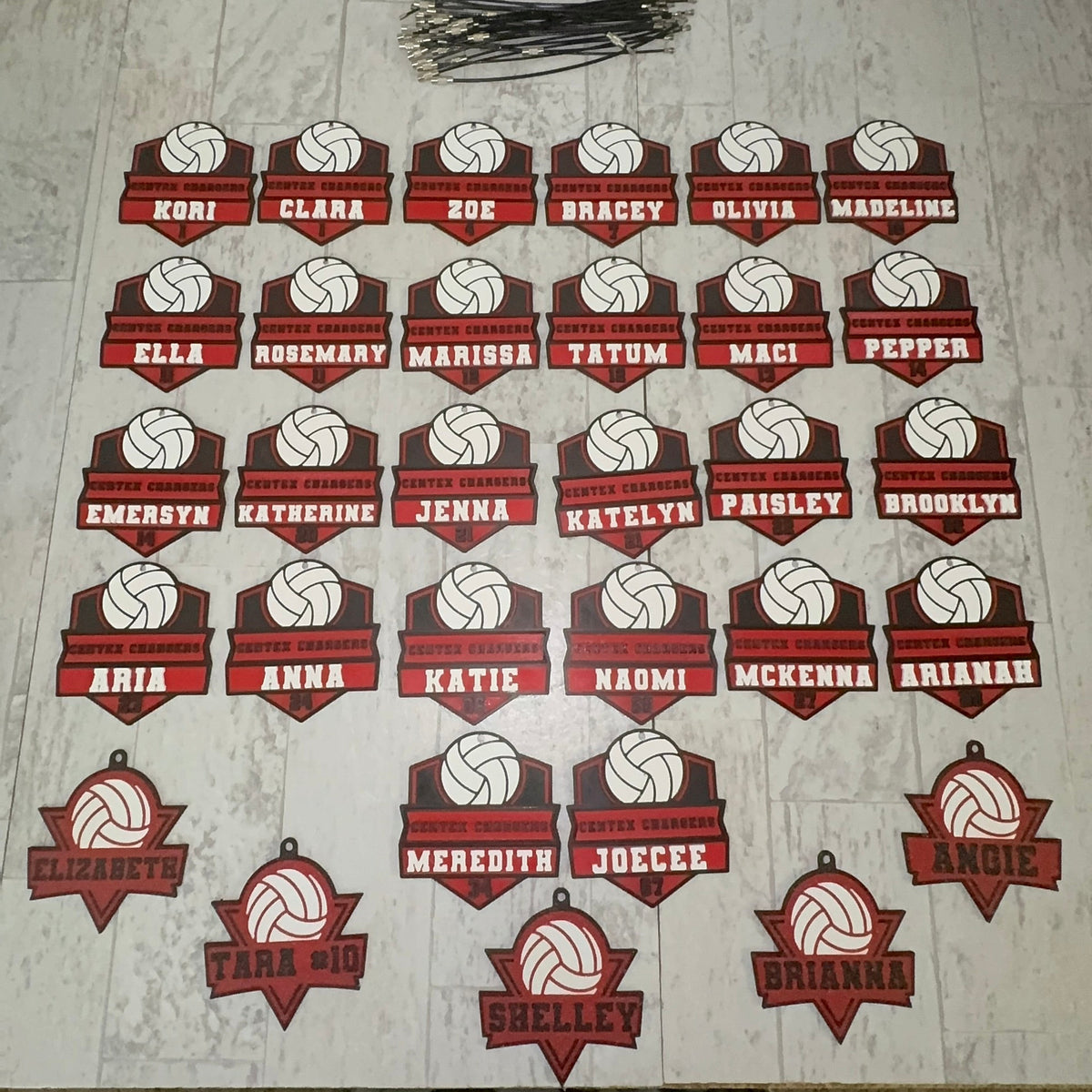 Chargers Bag Tags 🏐 Style 1/2