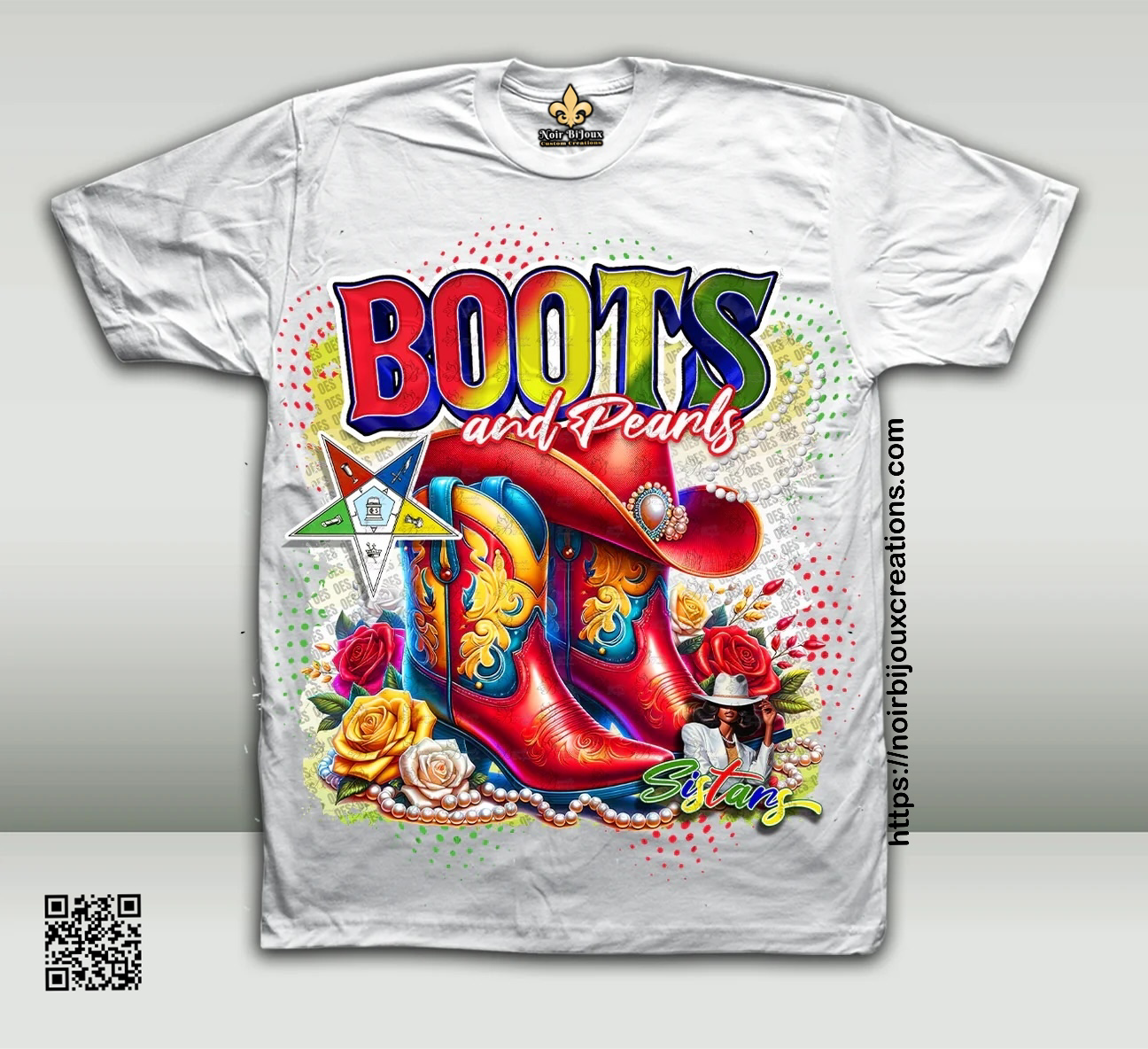 Tee • Boots & Pearls D9/OES