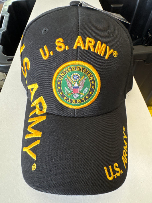 Cap • Black - US Army Seal