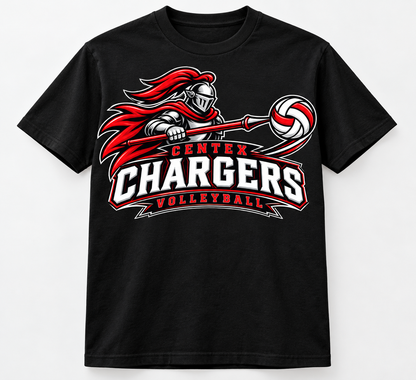 Chargers Volleyball • Short Sleeve Tee
