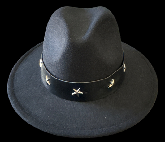 Cowboy Hat • Western Fedora (Black)