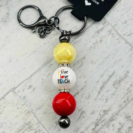 Beaded Keychain • I Teach