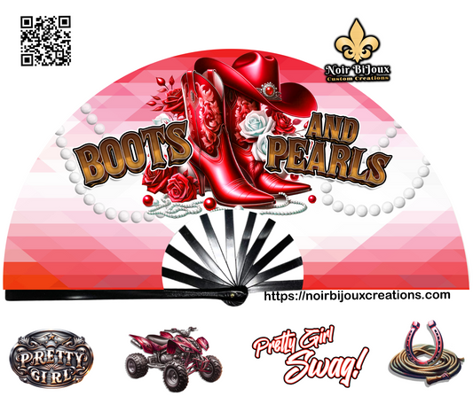 Fan - Boots & Pearls