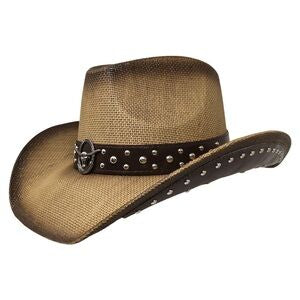 Cowboy Hat • Brim Design (Natural) Longhorn