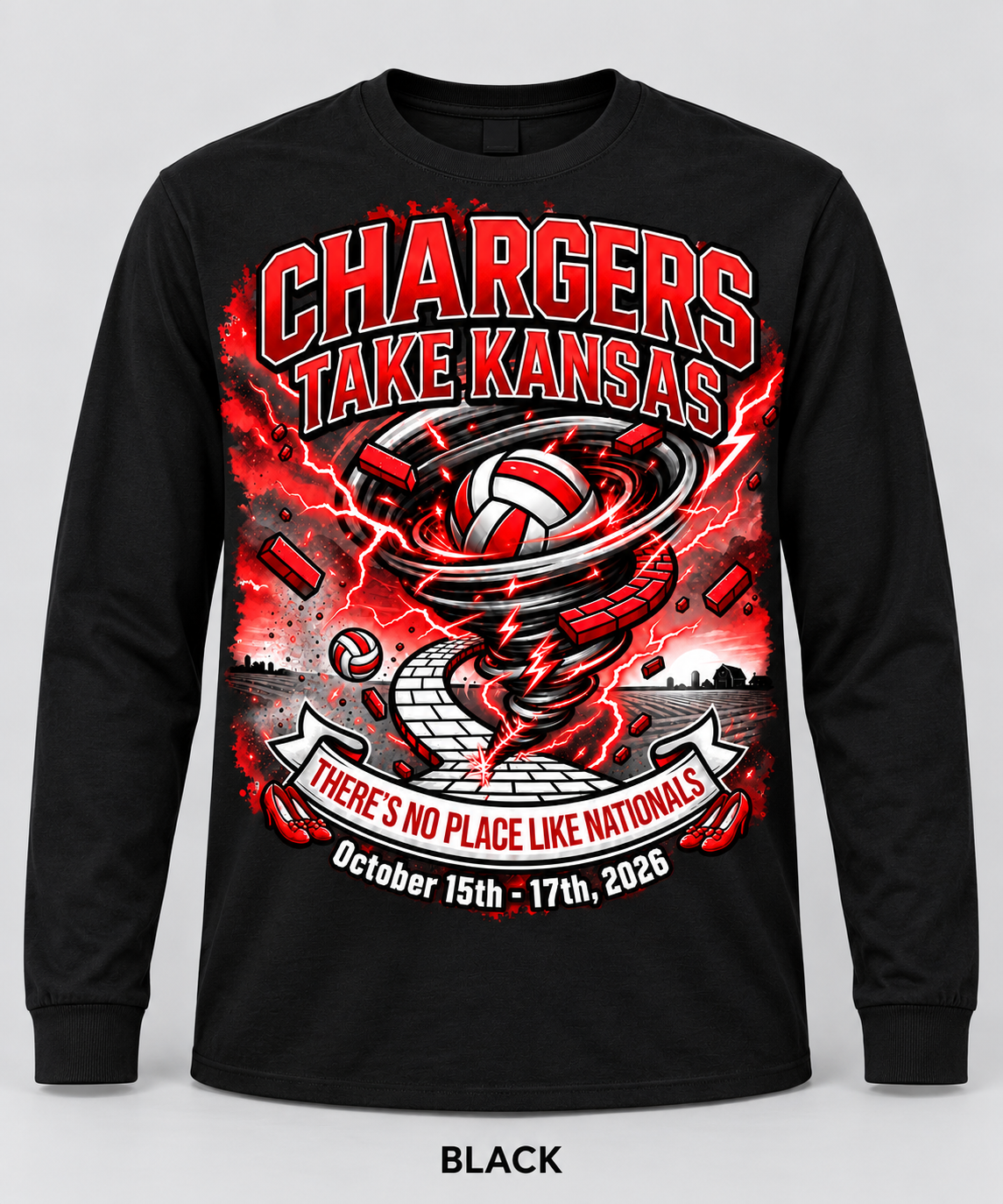 Chargers Take Kansas • Long Sleeve Tee