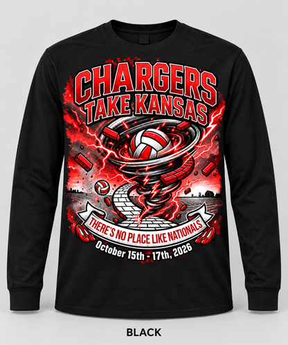 Chargers Take Kansas • Long Sleeve Tee