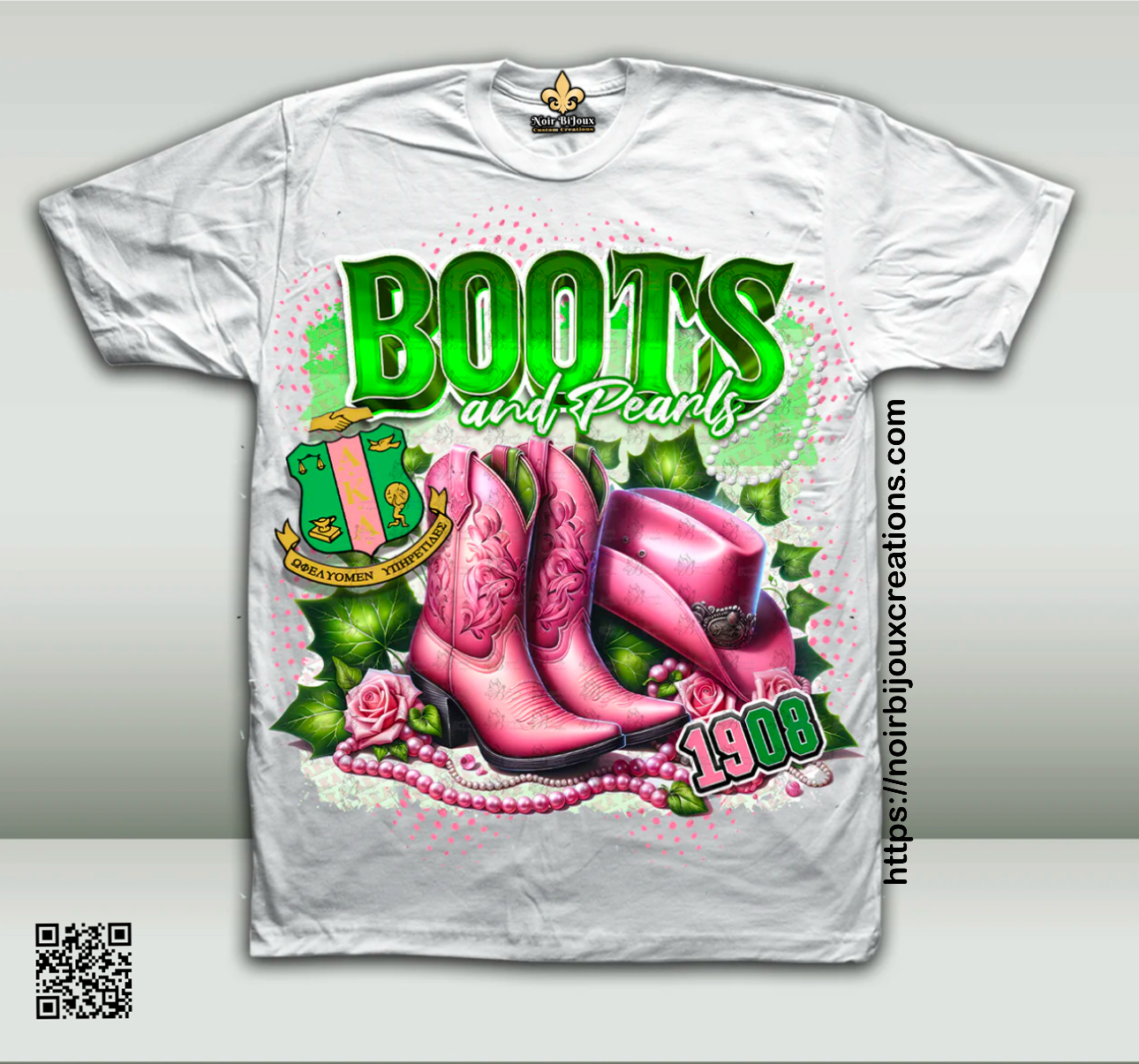 Tee • Boots & Pearls D9/OES