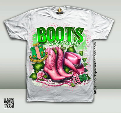 Tee • Boots & Pearls D9/OES