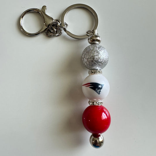 Beaded Keychain • New England