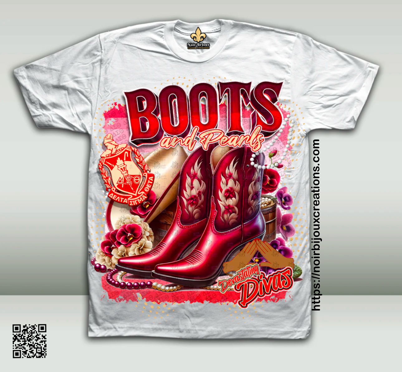 Tee • Boots & Pearls D9/OES