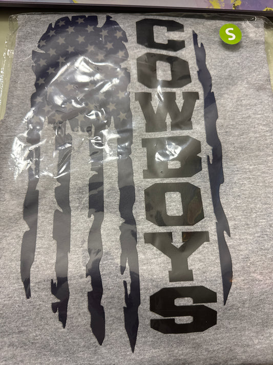 Sports • S • Sports Gray • Cowboys Flag