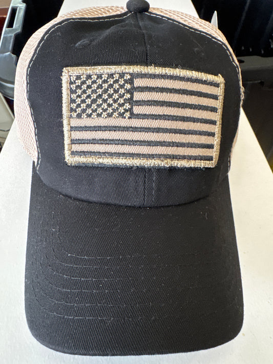 Cap • US Flag - Removable Patch - Sand