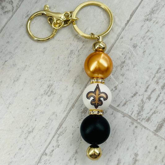 Beaded Keychain • NOLA